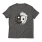 Axolotl Yin and Yang Monochrome Aesthetic Art Graphic T-Shirt Lightweight Cotton