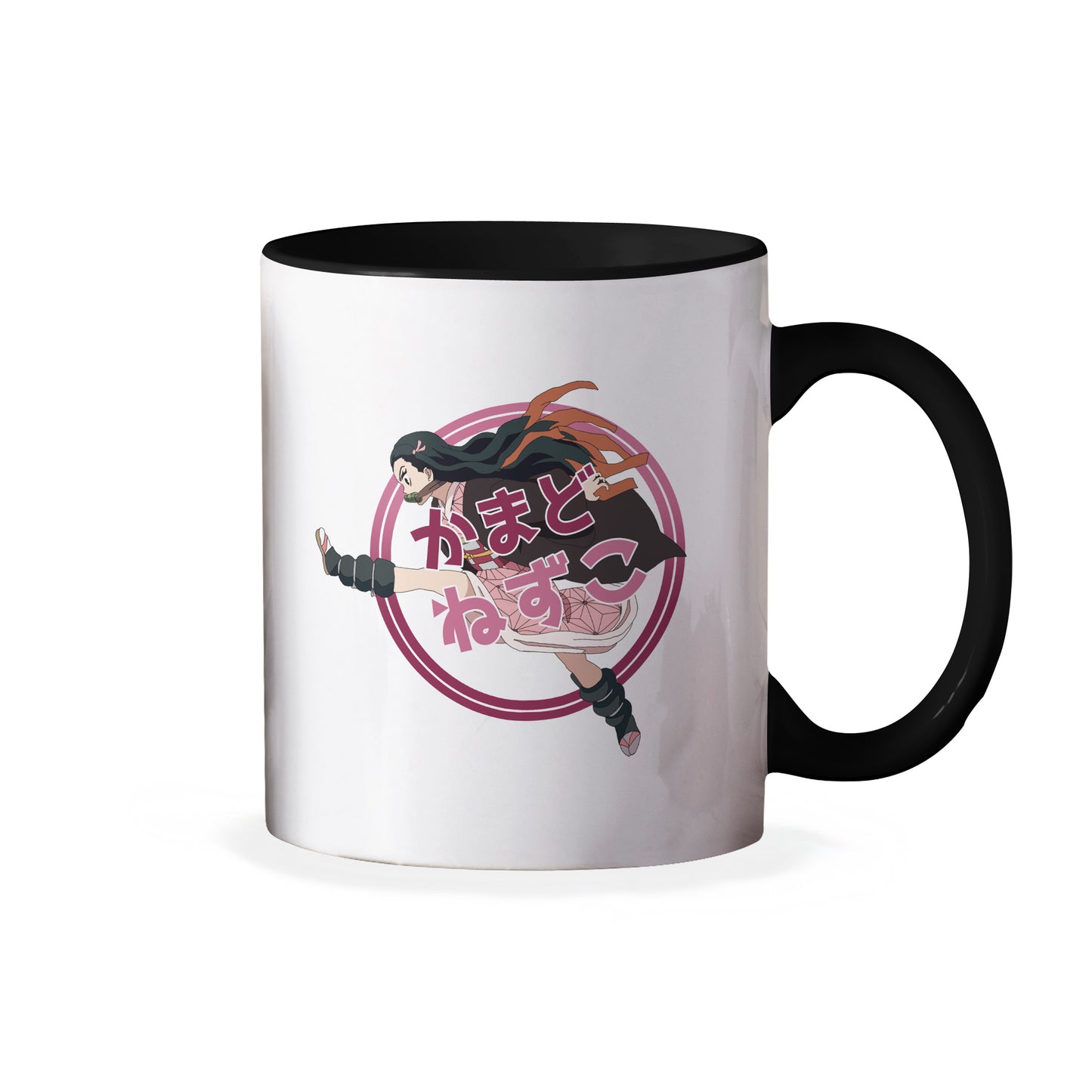 Kicking Nezuko Demon Slayer Ceramic Coffee Mug 11 oz