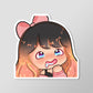 GraciouslyKait Glossy Laminated Vinyl Die Cut Emote Stickers