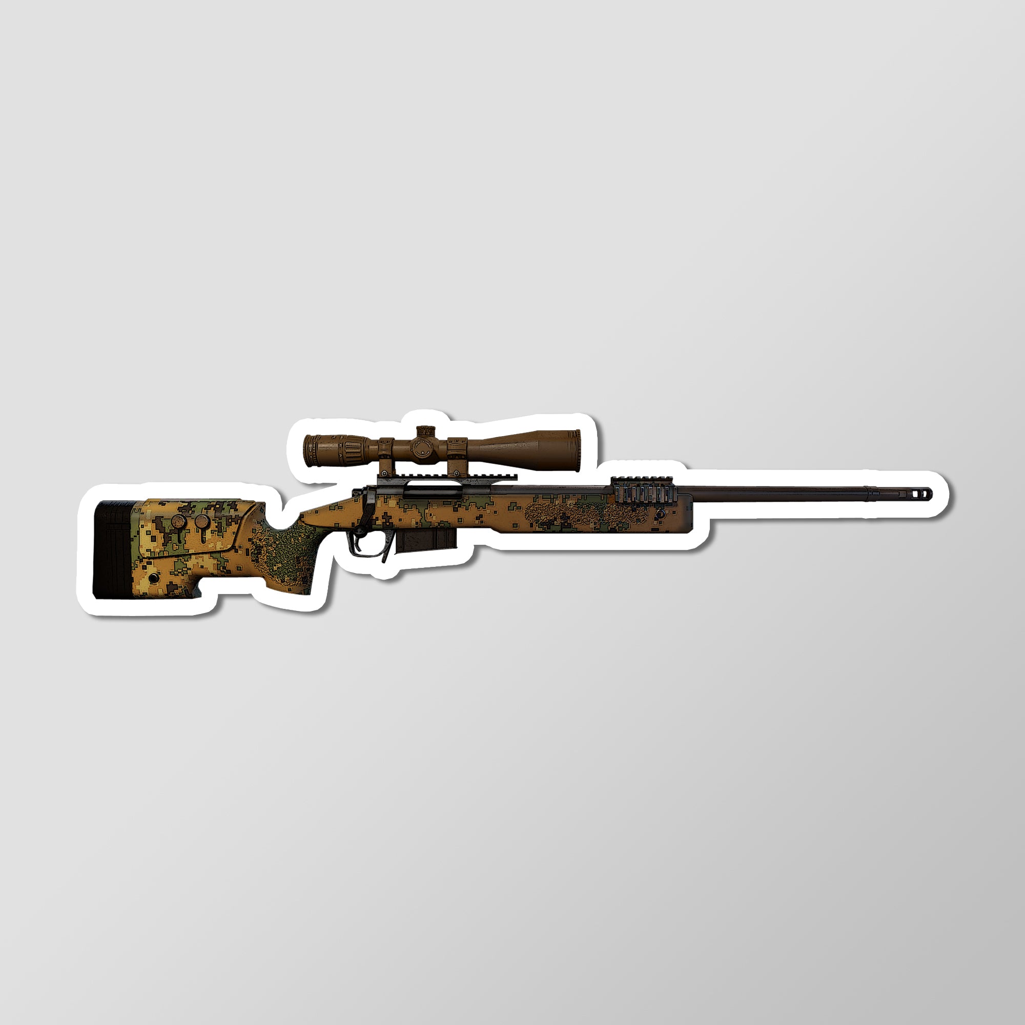 M40A5 USMC Sniper Rifle Sticker Vinyl Decal – CaliBear Prints