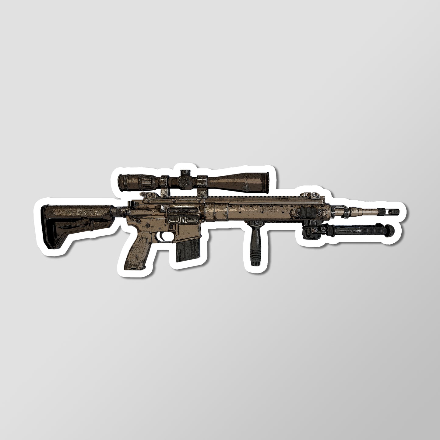 MK12 SPR Mod 0, Sniper Carbine Sticker Vinyl Decal