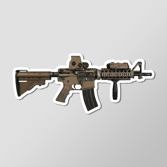 MK18 MOD 0 CQBR Carbine, Gun Art Sticker Vinyl Decal