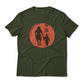 Samurai Father And Son Japanese Art Graphic T-Shirt Lightweight Cotton