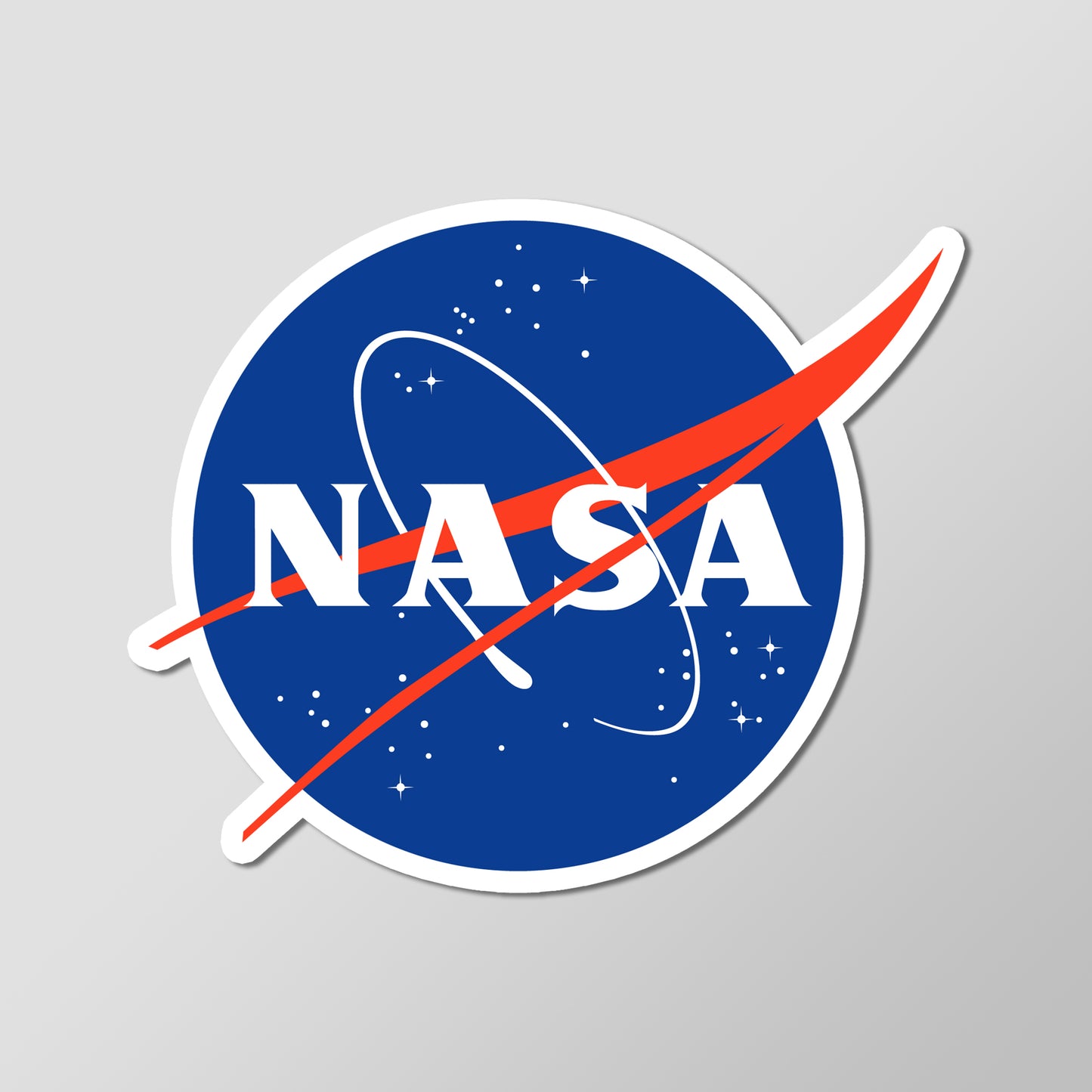 NASA "Meatball" Logo Space Glossy Vinyl Decal Die Cut Sticker