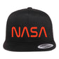 NASA Worm Logo Graphic Art Cap Trucker Hat