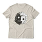 Axolotl Yin and Yang Monochrome Aesthetic Art Graphic T-Shirt Lightweight Cotton