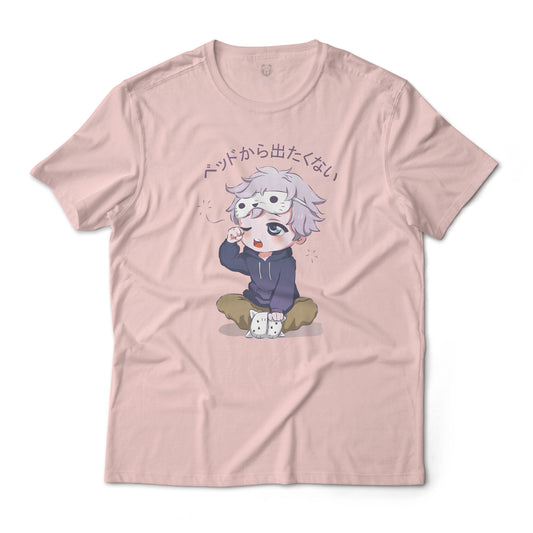 Chibi Sleepy Anime Boy Graphic Tee