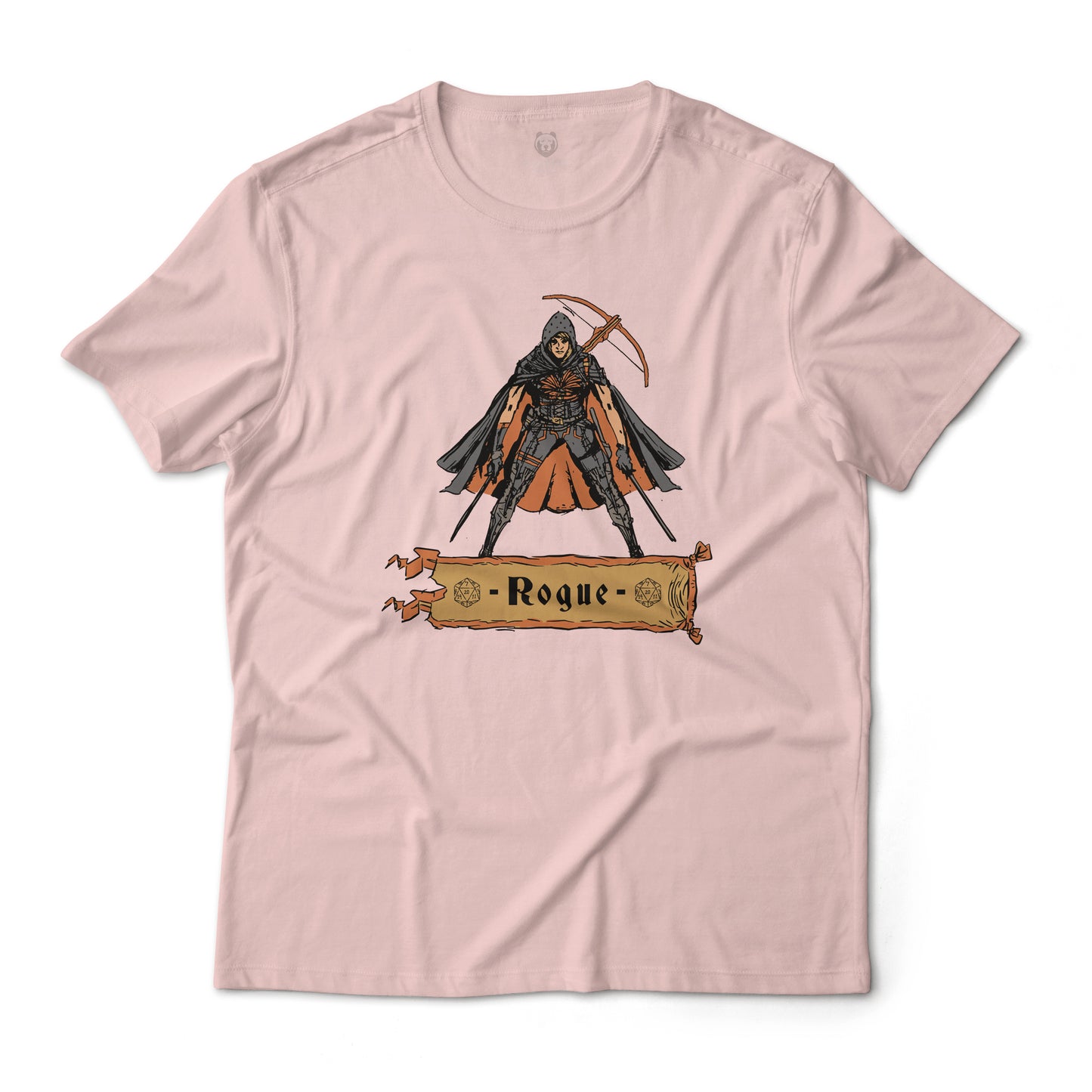 Rouge Fantasy Dungeons and Dragons Graphic T-Shirt Unisex Lightweight Cotton Tee