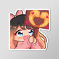 GraciouslyKait Glossy Laminated Vinyl Die Cut Emote Stickers