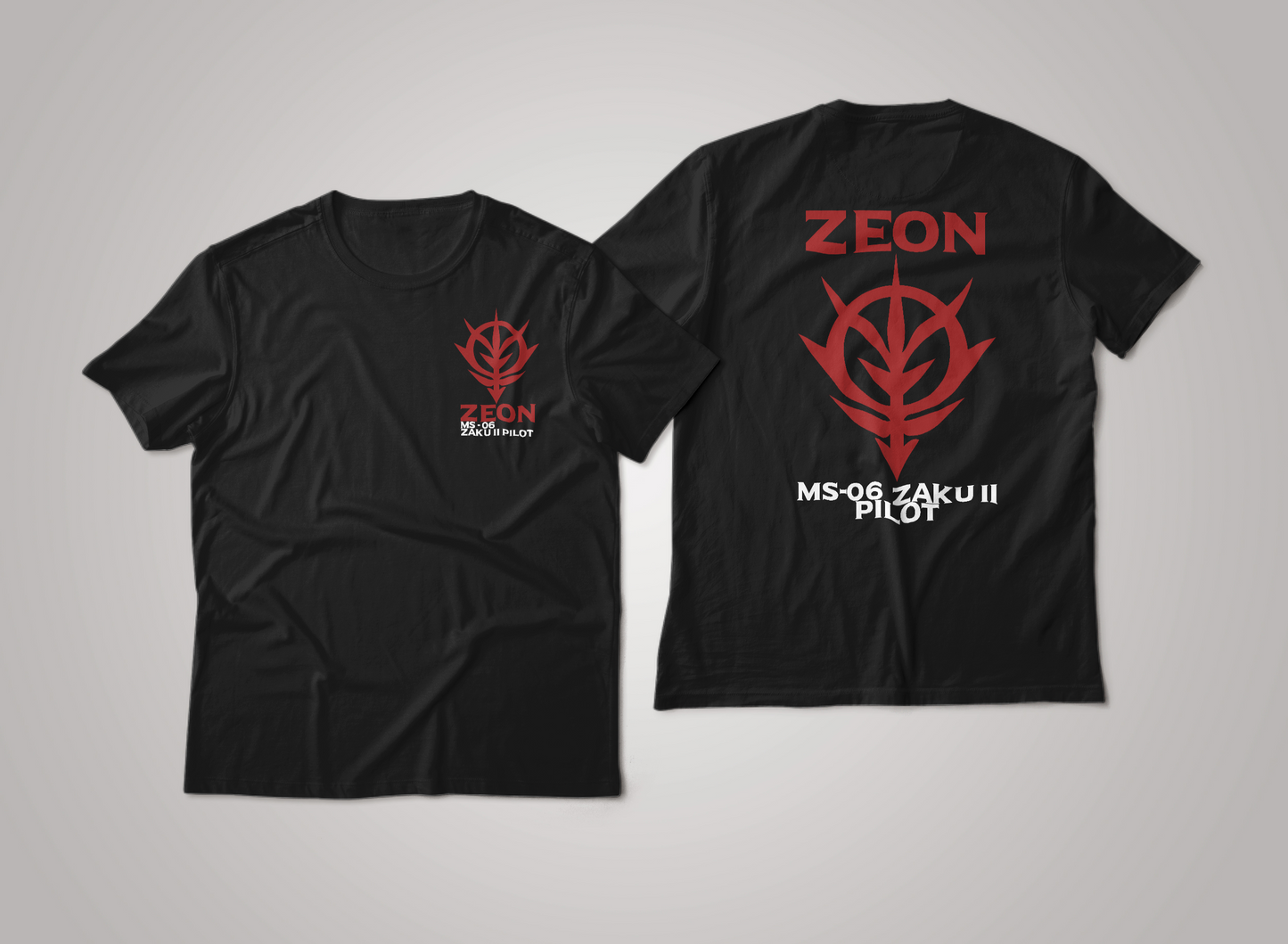 Zeon MS-06 ZAKU II Pilot Mobile Suit Gundam Graphic Tee