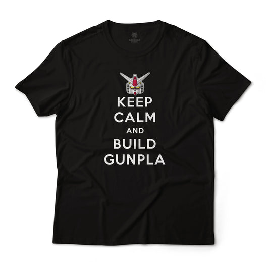 Keep Calm and Build Gunpla RX-78 Edition Gundam Anime Graphic Tee