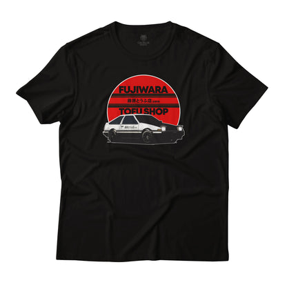 Fujiwara Tofu Shop Initial D GT86 Trueno Corolla AE86 Hachi-ROKU Drift Car Anime T-Shirt