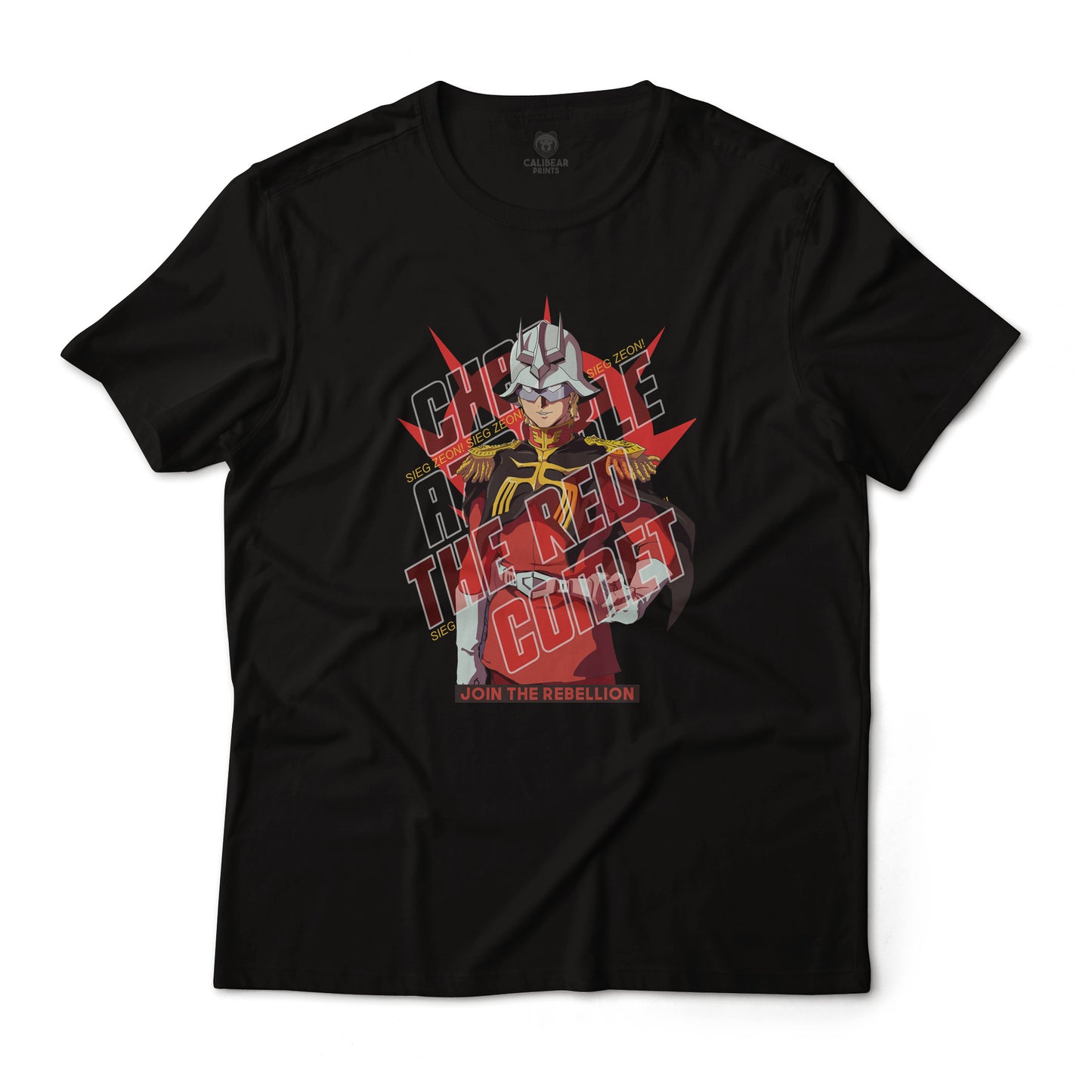 Char Aznable Join the Rebellion! Siege Zeon! Mobile Suit Gundam Graphic Tee