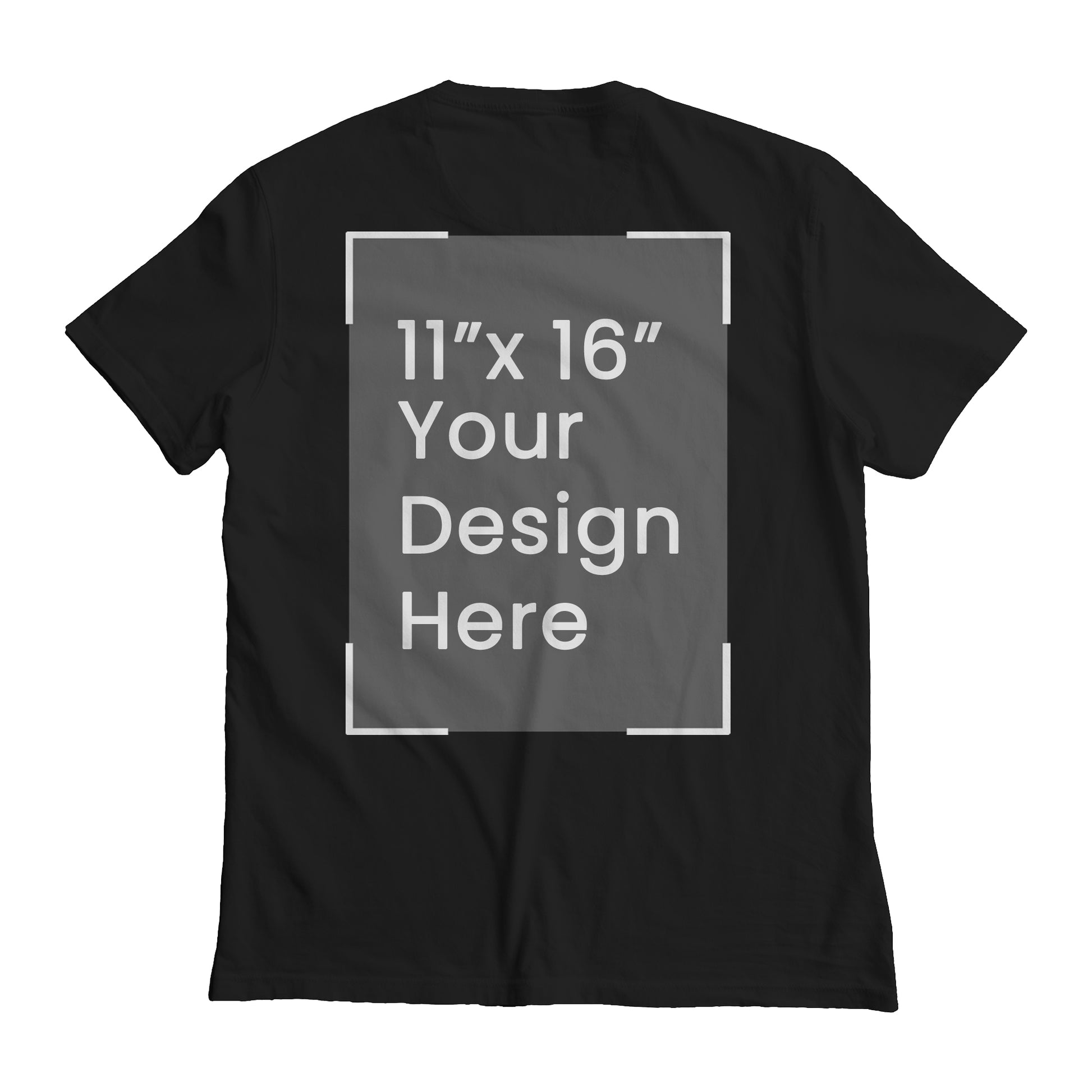 Custom T-Shirt Full Color Image Text Design Premium Cotton T