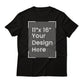 Custom T-Shirt Full Color Image & Text Design Premium Cotton T-Shirt