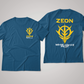 Zeon MS-06 ZAKU II Pilot Mobile Suit Gundam Graphic Tee