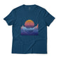 Sunset Vaporwave Synthwave Retro Electronic Style Graphic Tee