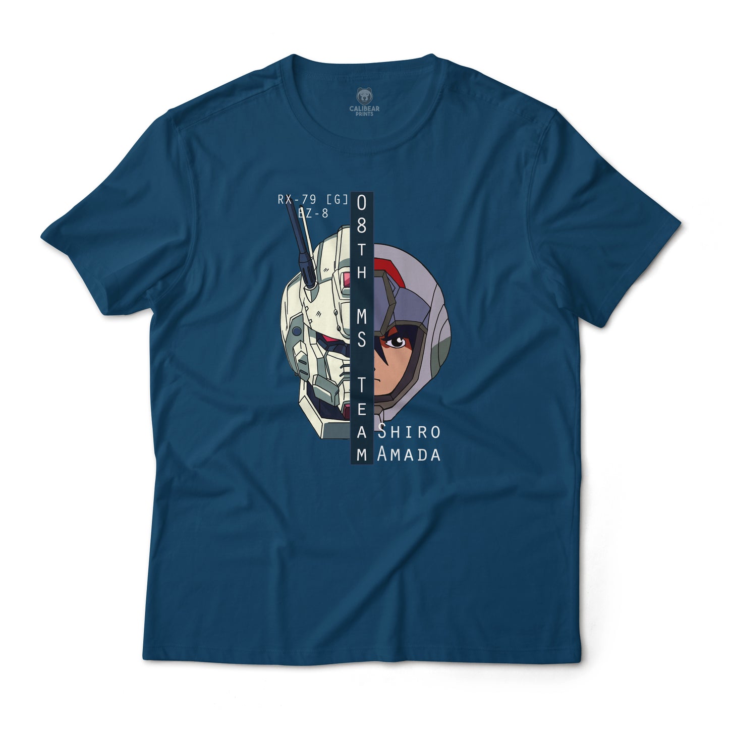 RX-79[G] EZ-8 Mobile Suit Gundam & Shiro Amada 08th MS Team Anime T-Shirt