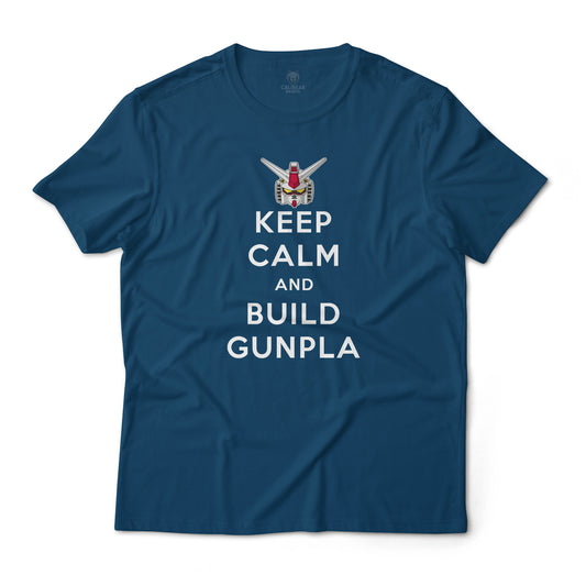 Keep Calm and Build Gunpla RX-78 Edition Gundam Anime Graphic Tee