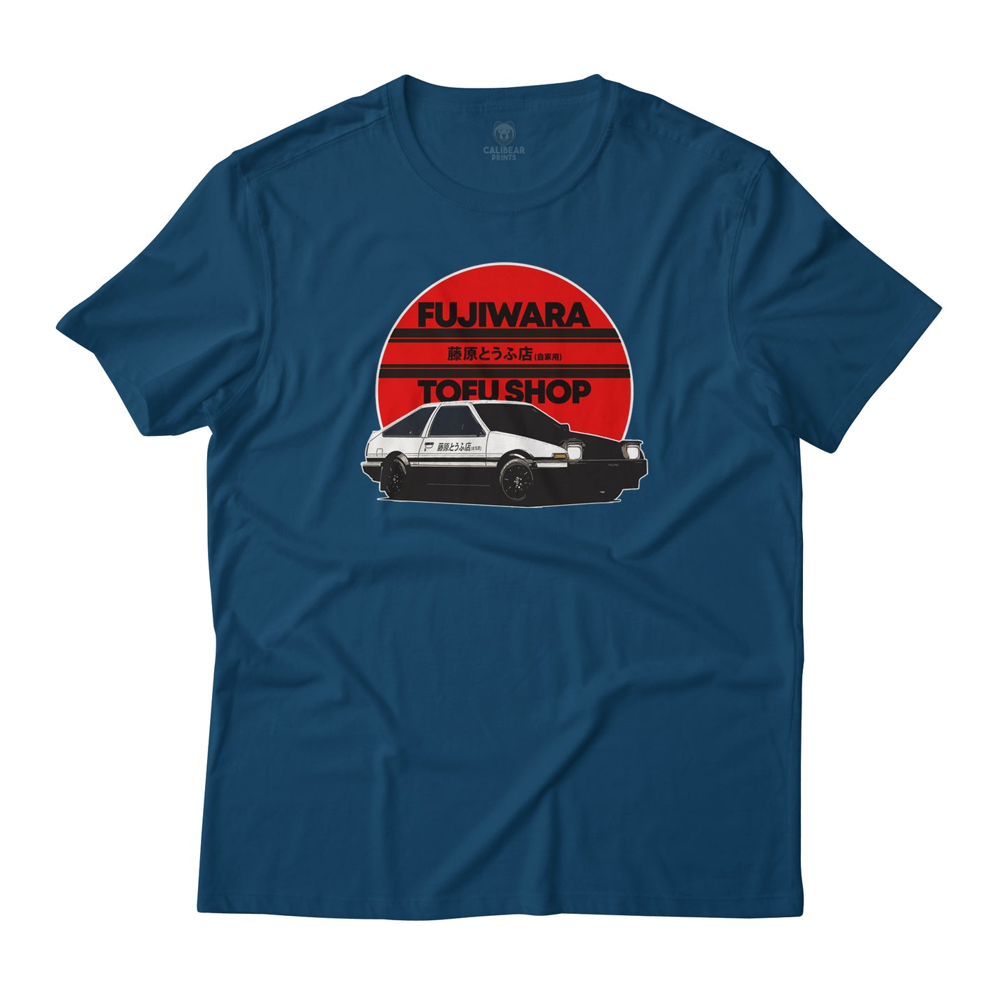 Fujiwara Tofu Shop Initial D GT86 Trueno Corolla AE86 Hachi-ROKU Drift Car Anime T-Shirt