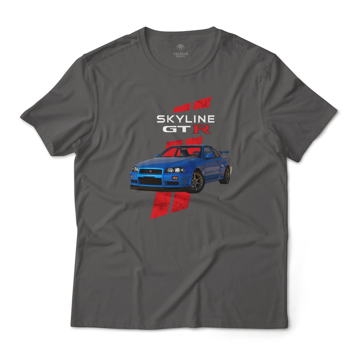 2002 R34 Nissan Skyline GT-R JDM Classic Japanese Tuner Sports Car Graphic Art T-Shirt