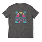 Cute Cats Vaporwave Synthwave Retro Electronic Style Graphic Tee