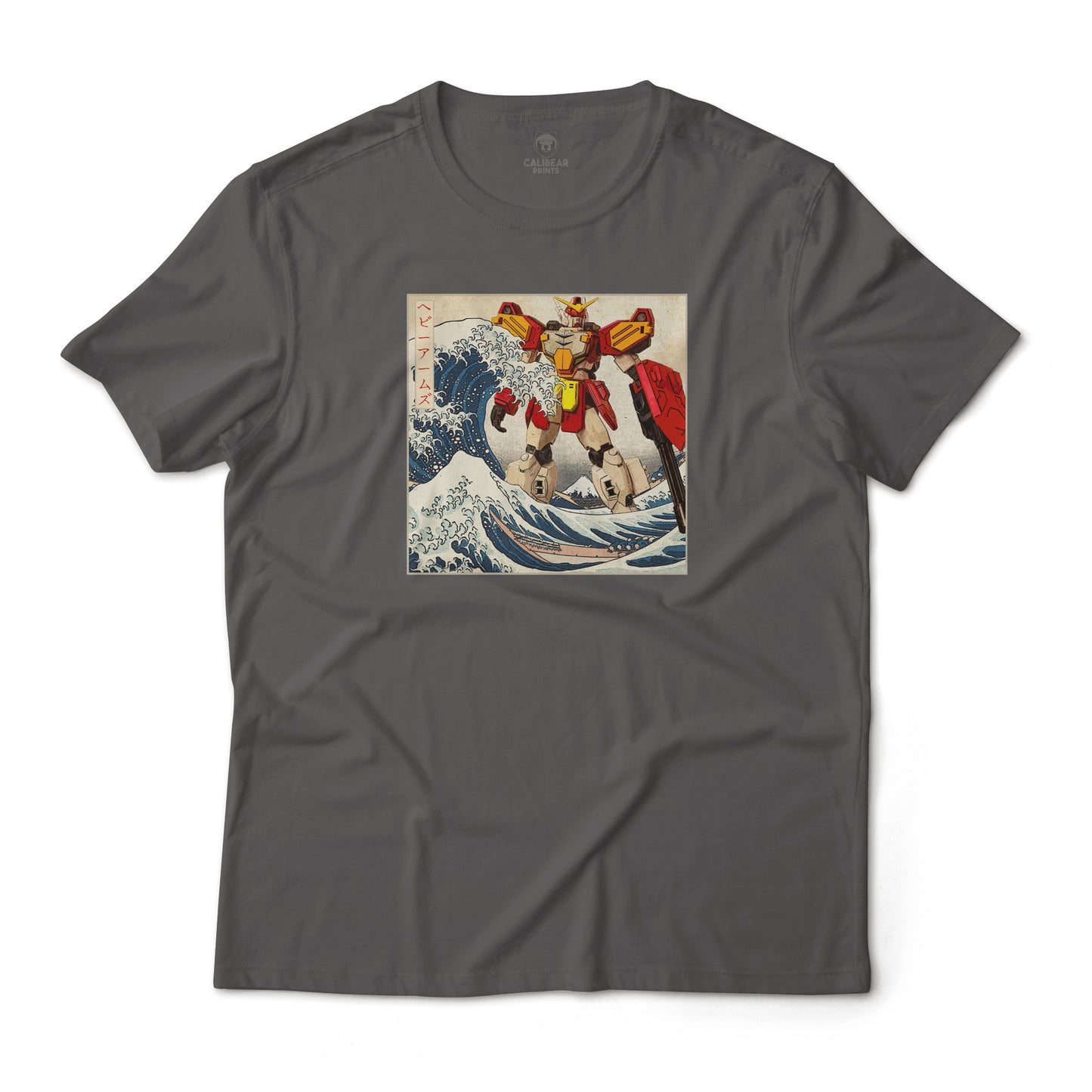 Gundam Heavyarms in Great off Kanagawa Wave Anime Graphic Tee