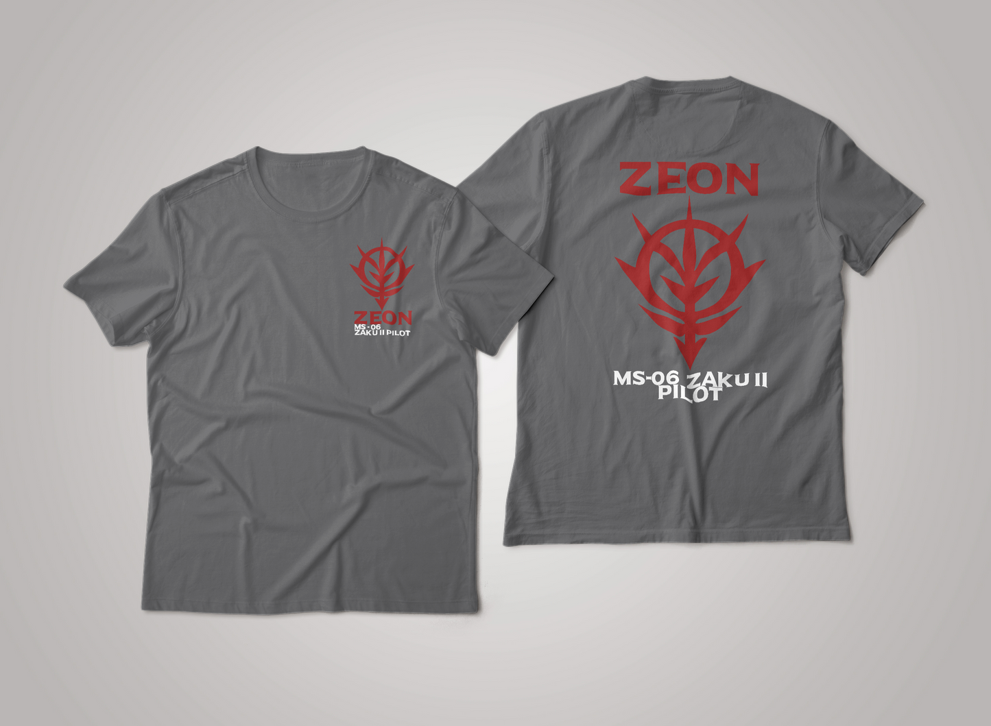 Zeon MS-06 ZAKU II Pilot Mobile Suit Gundam Graphic Tee