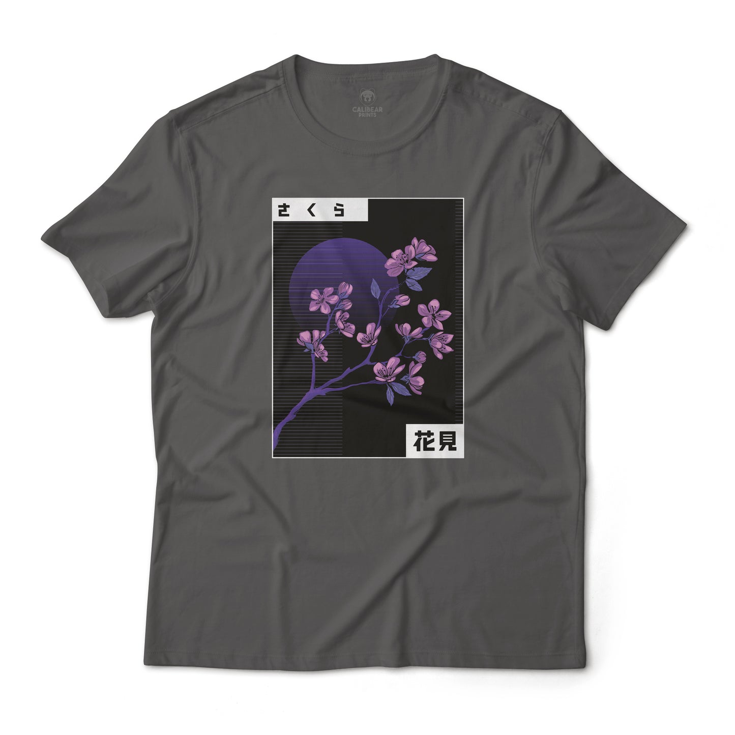 Cherry Blossom Sakura Vaporwave Art Graphic Tee