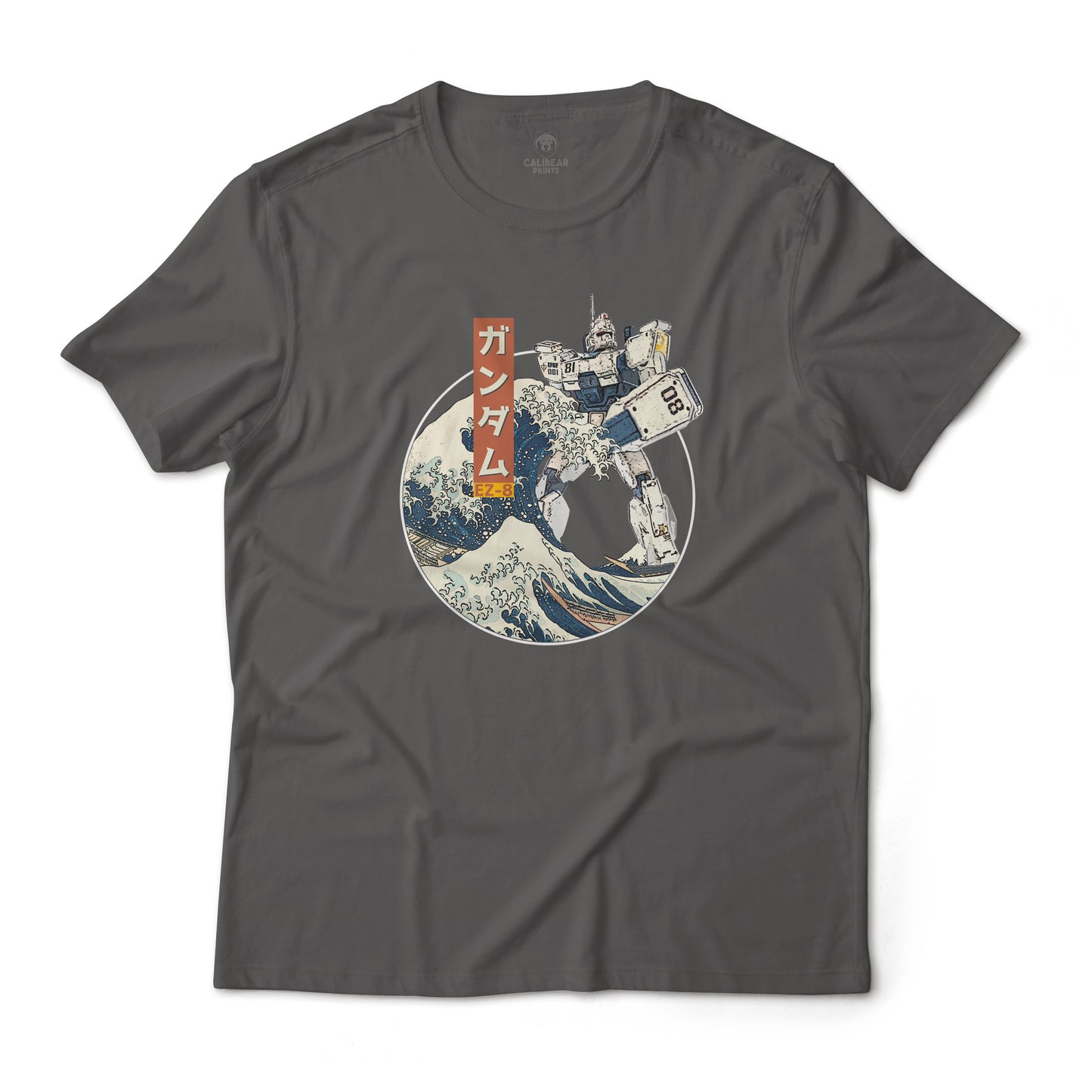 Gundam RX-79 EZ8 Mobile Suit: 08th MS Team in the Great Wave off Kanagawa T-Shirt