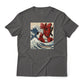 Sazabi Mobile Suit MSN-04 Gundam Char's Counter Attack in the Great Wave off Kanagawa Anime Graphic Tee