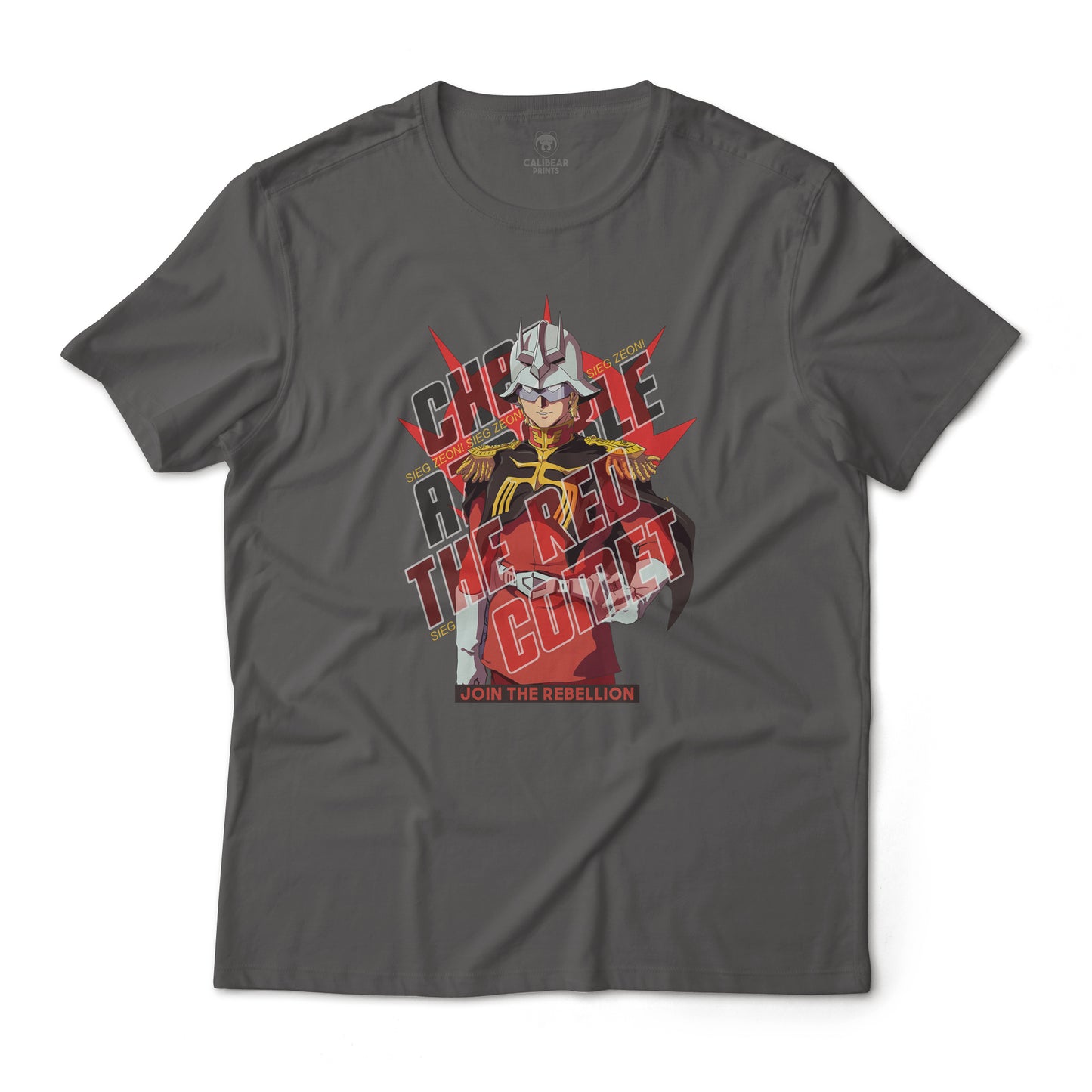 Char Aznable Join the Rebellion! Siege Zeon! Mobile Suit Gundam Graphic Tee