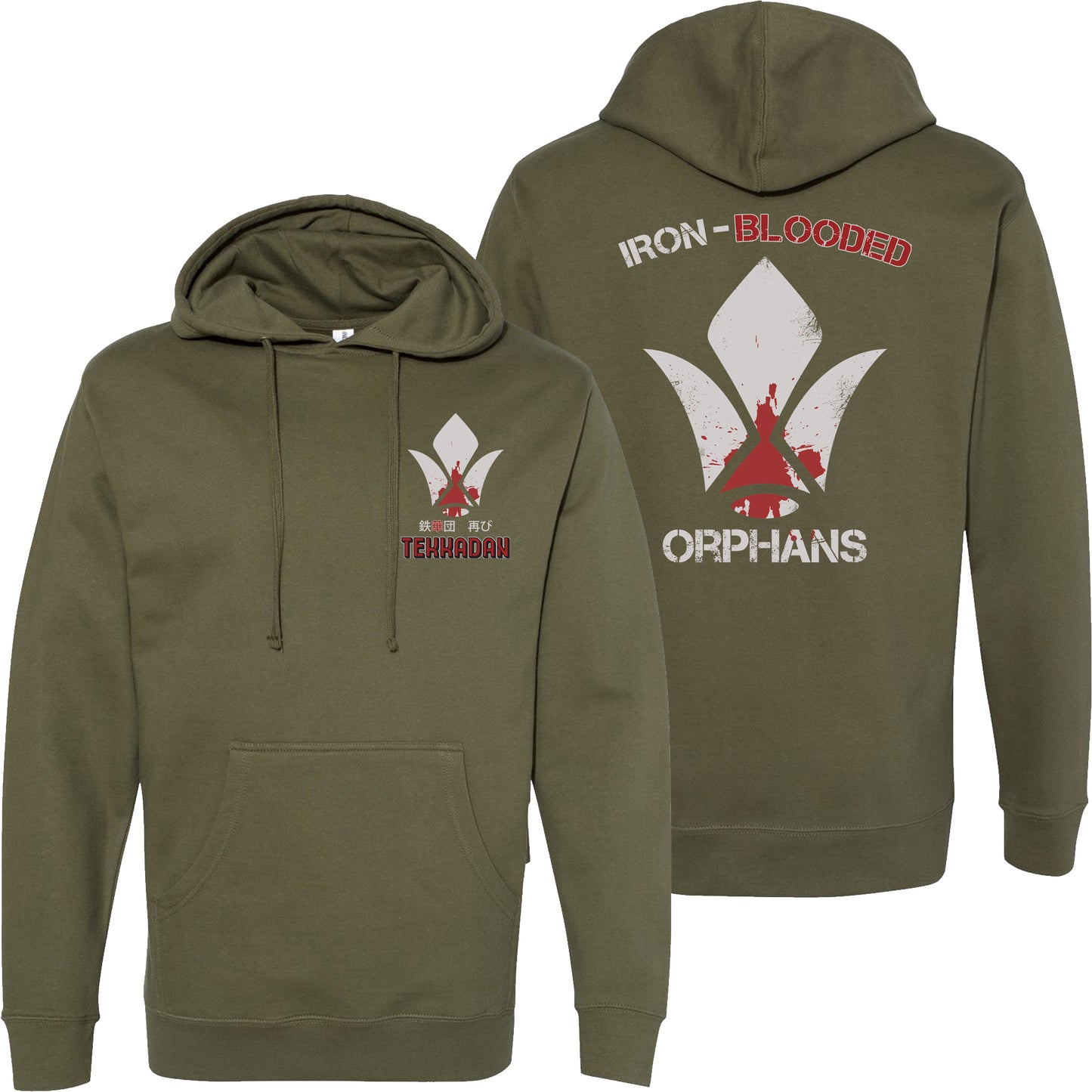 Tekkadan Mobile Suit Gundam IRON-BLOODED ORPHANS Anime Graphic Hoodie Sweatshirt