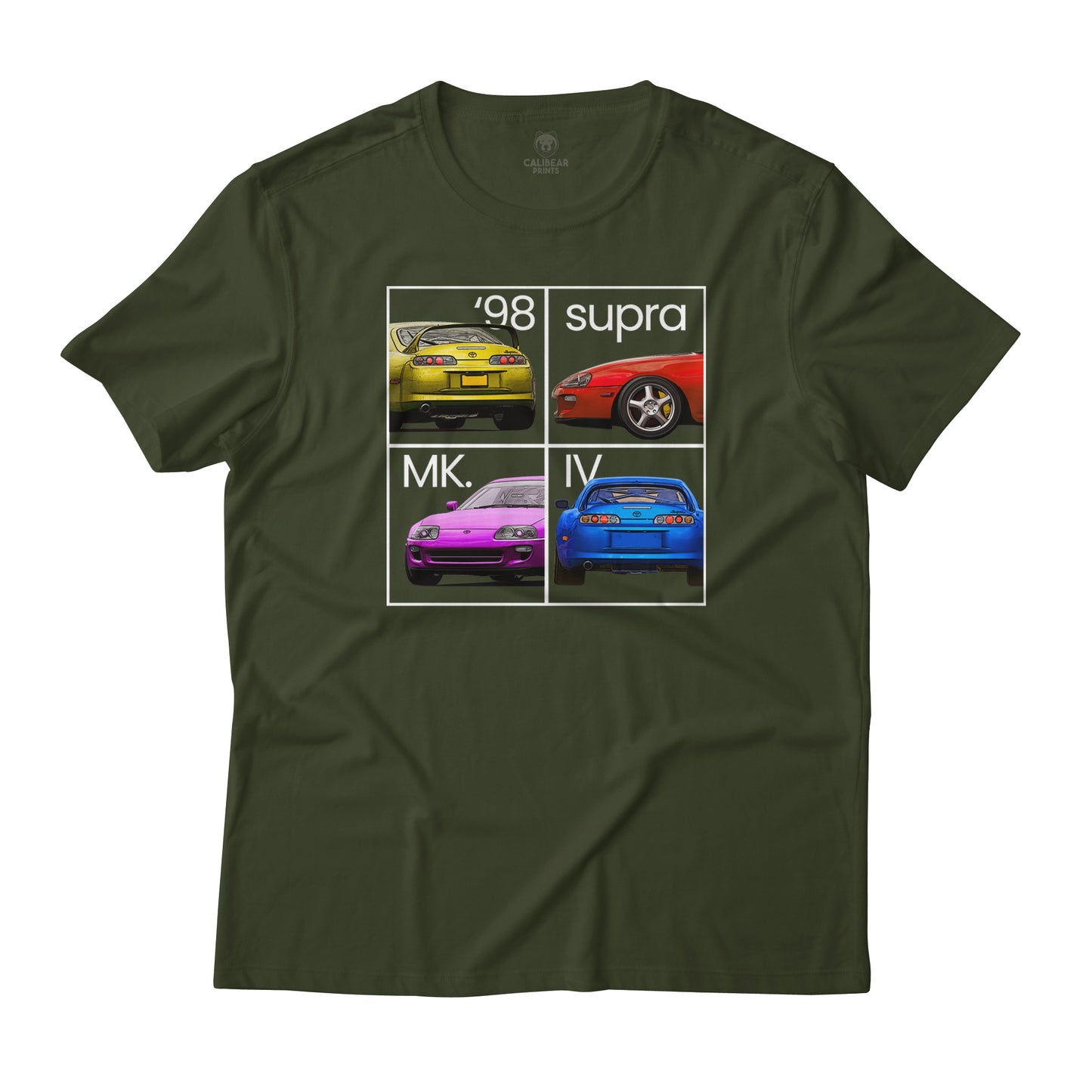 '98 Mk. 4 Supra JDM In 4 Panel Aesthetic Style Graphic T-Shirt Lightweight Cotton