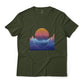 Sunset Vaporwave Synthwave Retro Electronic Style Graphic Tee
