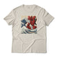Sazabi Mobile Suit MSN-04 Gundam Char's Counter Attack in the Great Wave off Kanagawa Anime Graphic Tee