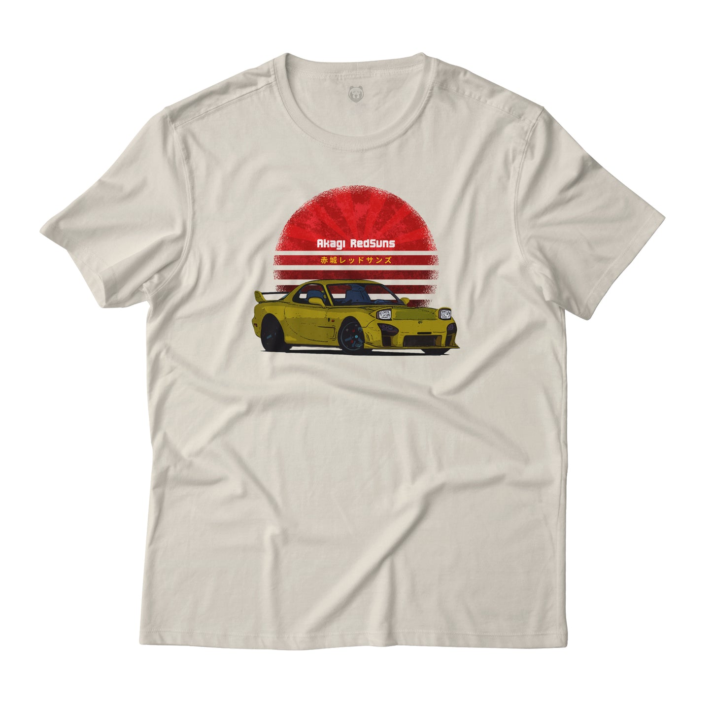 Mazda RX-7 FD3S Initial D Akagi RedSuns Anime JDM Graphic Art T-Shirt