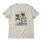 RX-78-2 Gundam Mobile Suit off Kanagawa Wave Graphic Tee