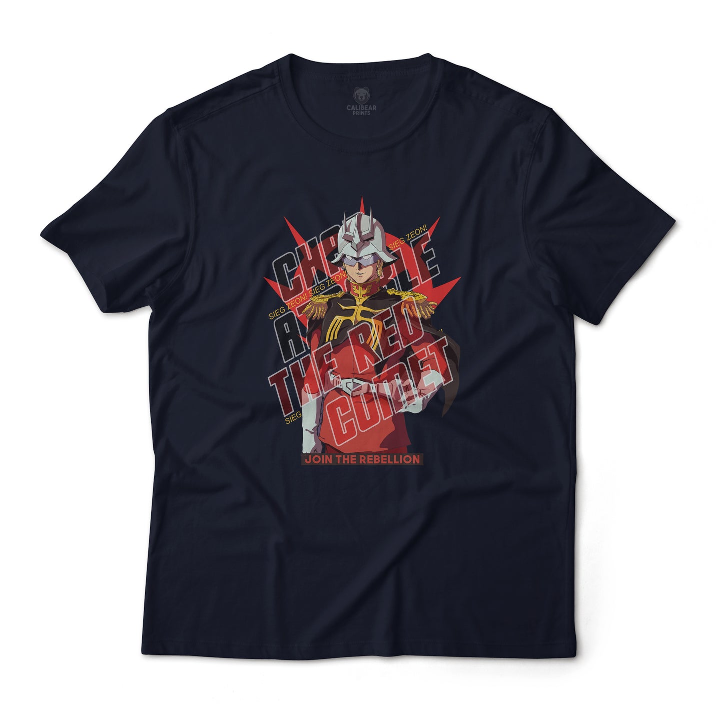 Char Aznable Join the Rebellion! Siege Zeon! Mobile Suit Gundam Graphic Tee