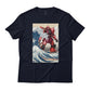 MS-06S Char's Zaku II Mobile Suit Gundam in the Great Wave Off Kanagawa Anime T-Shirt