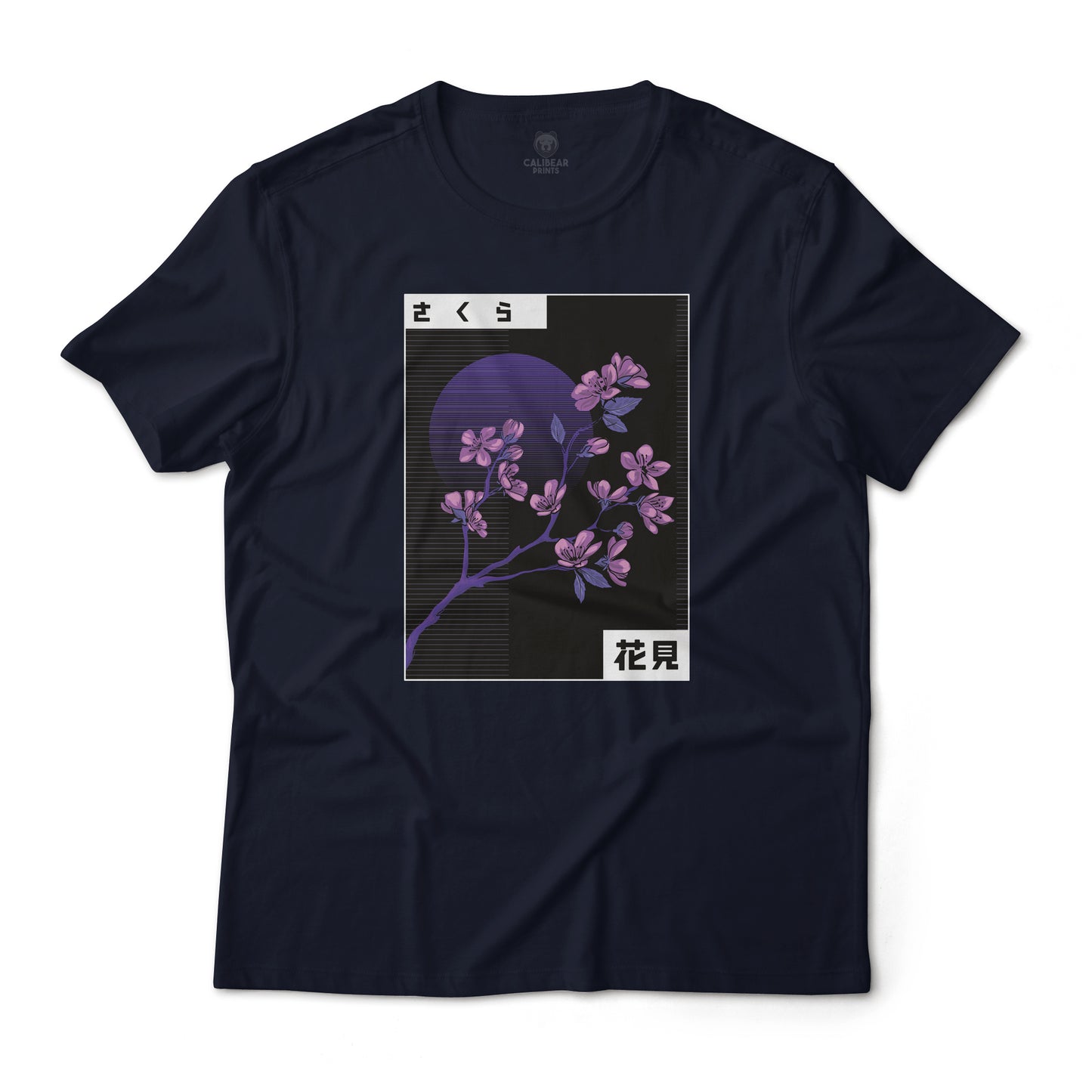 Cherry Blossom Sakura Vaporwave Art Graphic Tee