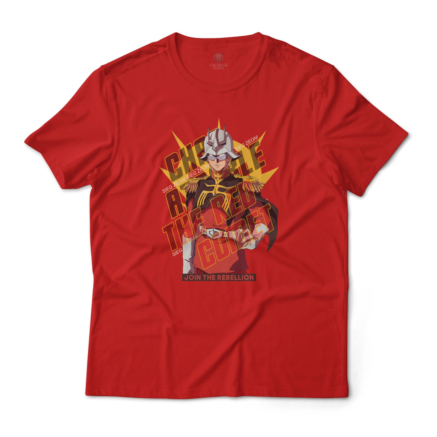 Char Aznable Join the Rebellion! Siege Zeon! Mobile Suit Gundam Graphic Tee