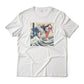 Gundam Wing Mobile Suit Off Kanagawa Wave Anime Graphic Tee