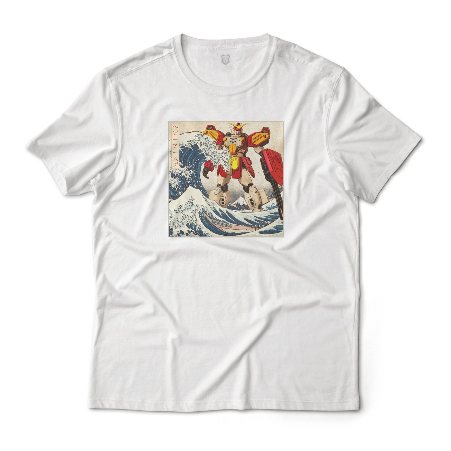 Gundam Heavyarms in Great off Kanagawa Wave Anime Graphic Tee