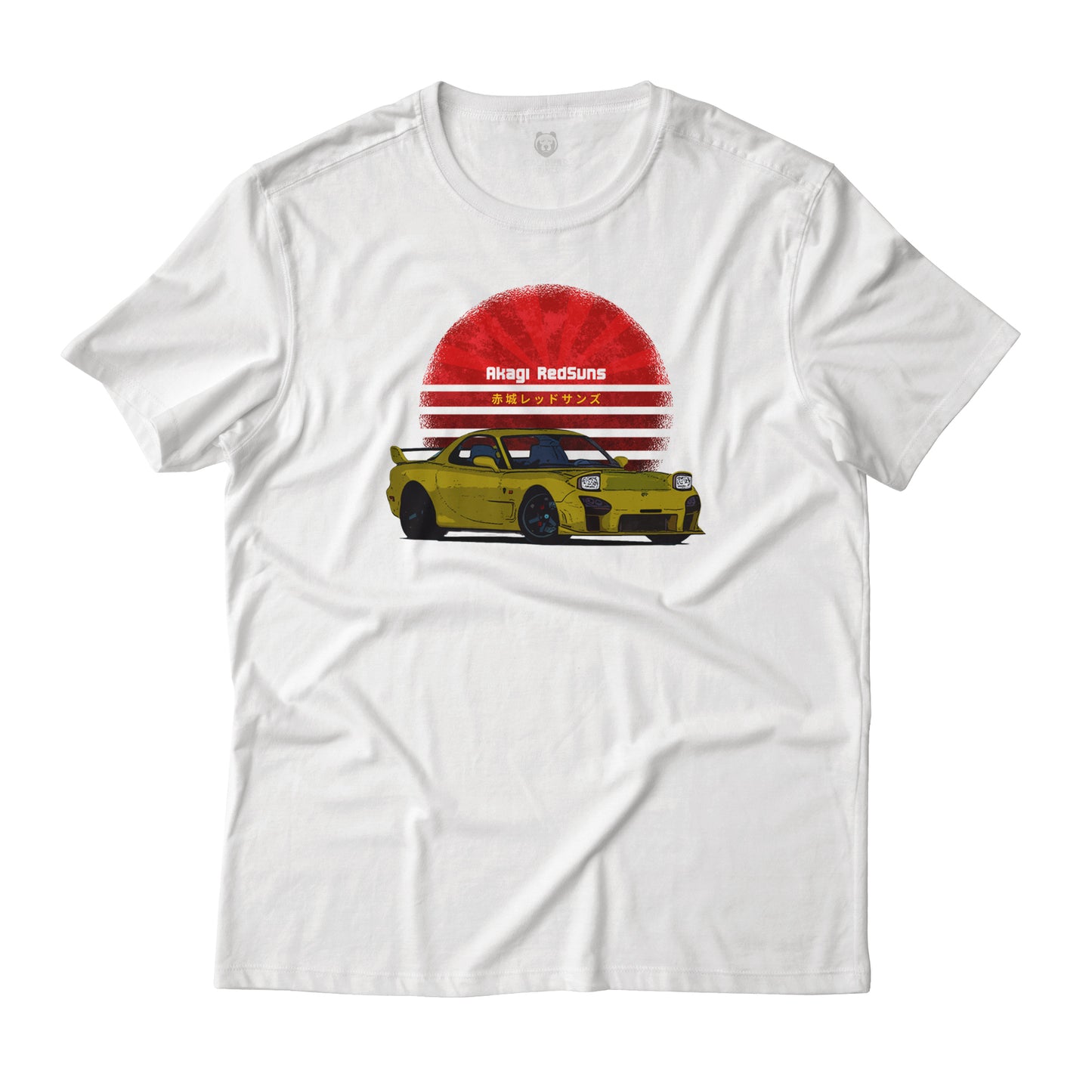 Mazda RX-7 FD3S Initial D Akagi RedSuns Anime JDM Graphic Art T-Shirt